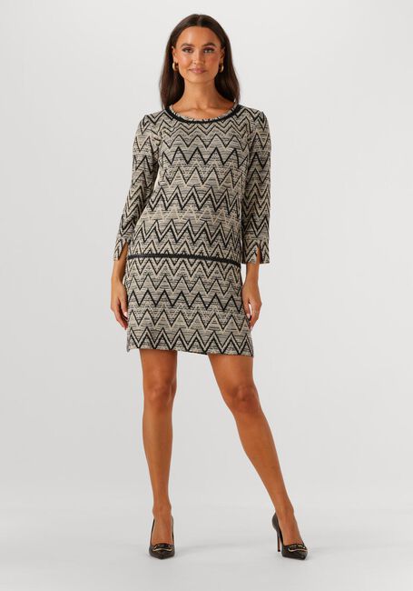 Beige ANA ALCAZAR Mini jurk A SHAPED DRESS - large