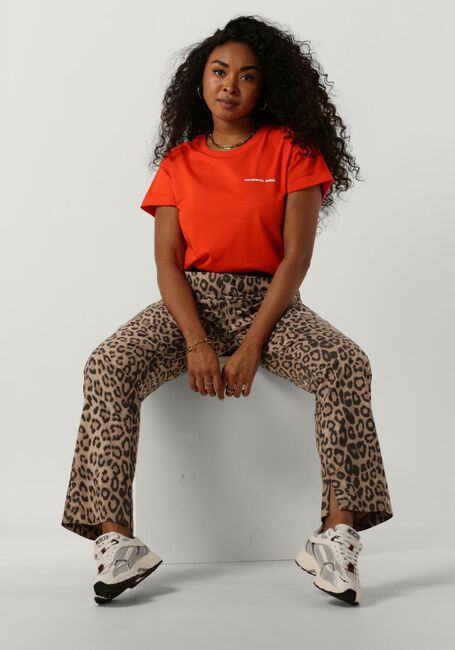 Oranje COLOURFUL REBEL T-shirt SELF LOVE CLUB BOXY TEE - large