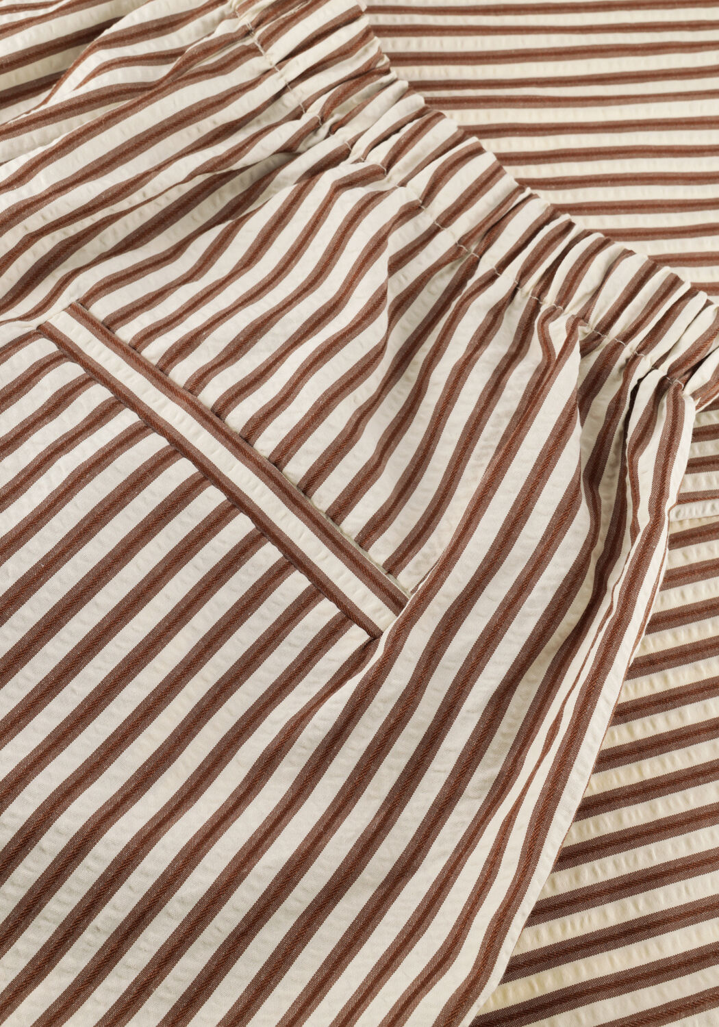 Creme GRACE & MILA Wijde broek SS2613023 - large