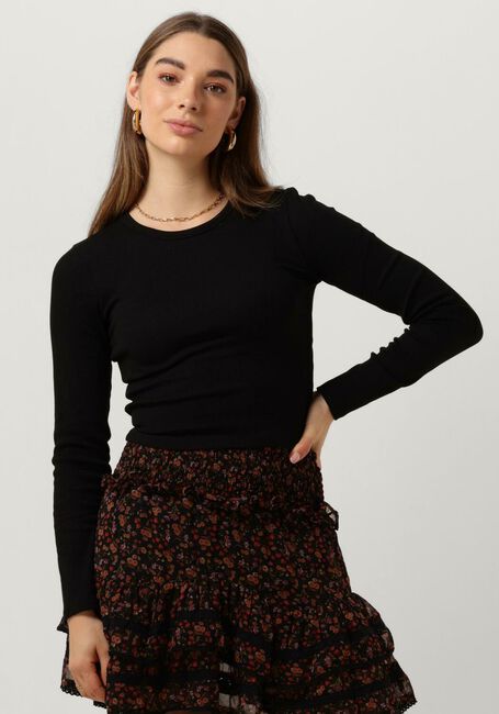 Zwarte MODSTRÖM Tops & T-shirts IGORMD LS CROP TOP - large