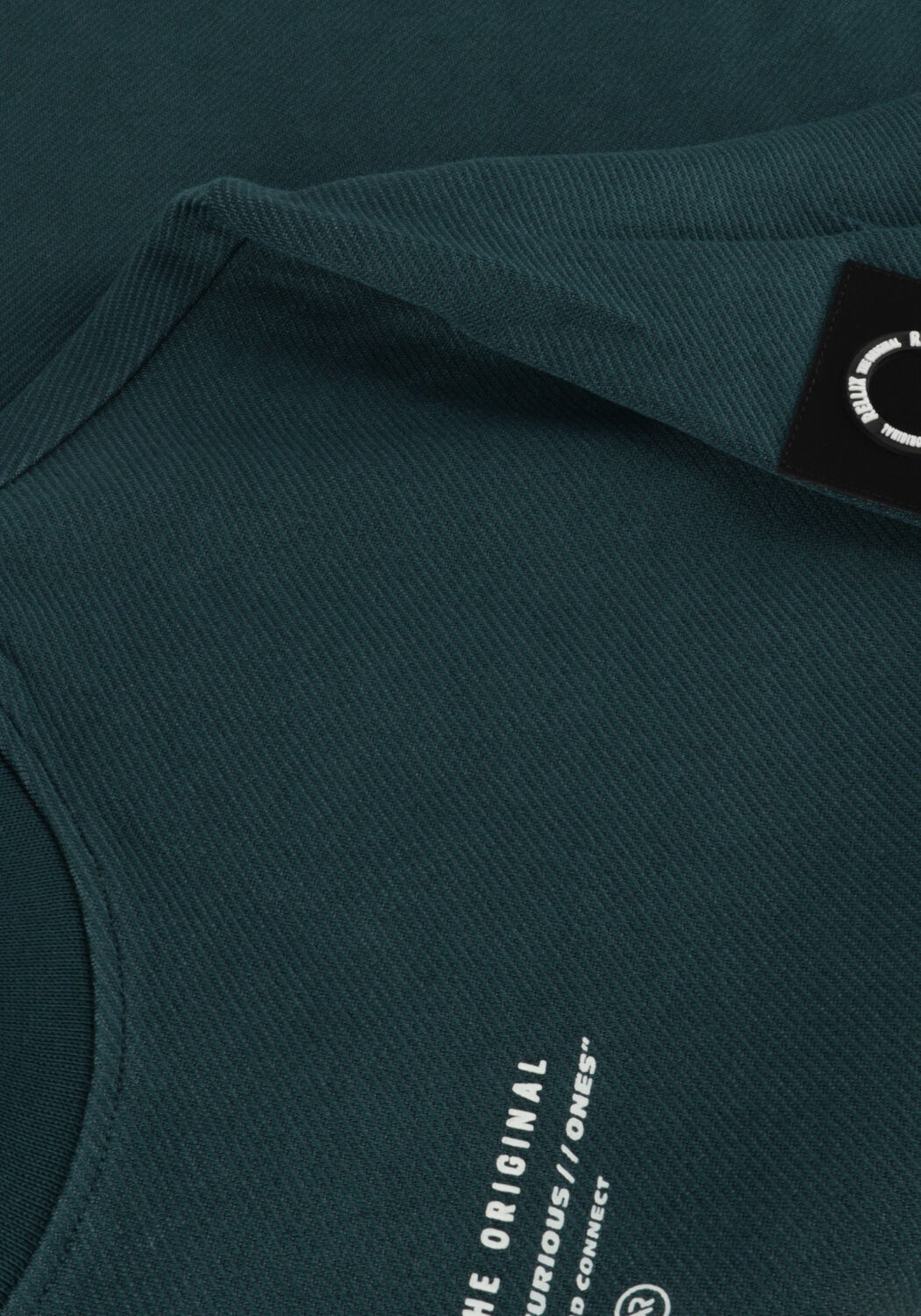 Blauwe RELLIX T-shirt OVERSIZED T-SHIRT WAFEL RELLIX THE ORIGINAL - large