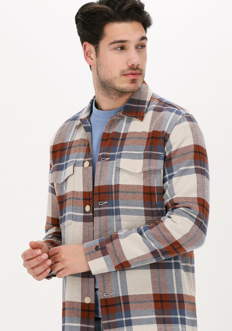 Multi CAST IRON Overshirt LONG SLEEVE SHIRT BIG YARN DYE - large