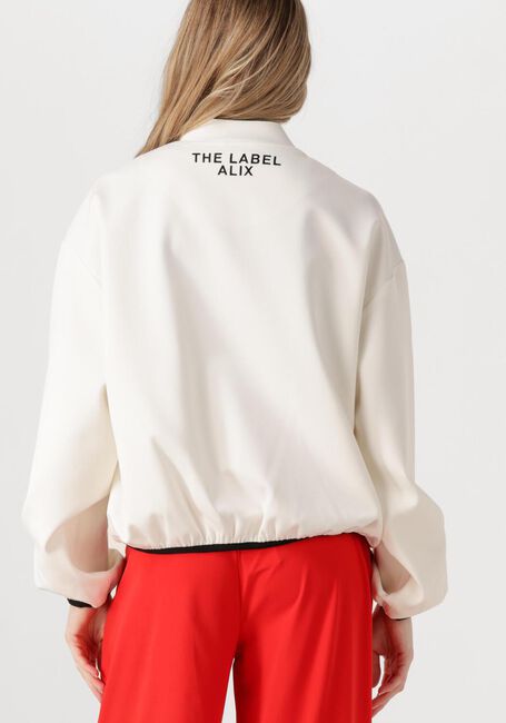 Witte ALIX THE LABEL Jack LADIES WOVEN BULL BOMBER - large