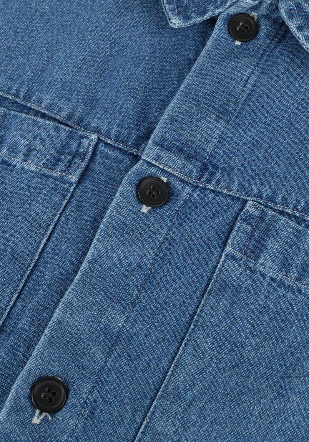 Blauwe ANERKJENDT Overshirt AKHERBERT DENIM OVERSHIRT - large