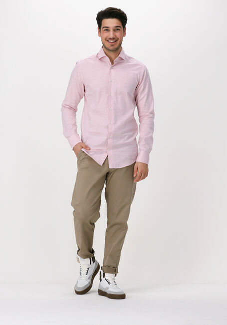 Roze PORTO MILANO Klassiek overhemd LAGOS - large