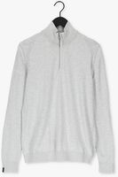 Lichtgrijze VANGUARD Sweater HALF ZIP COLLAR COTTON MELANGE