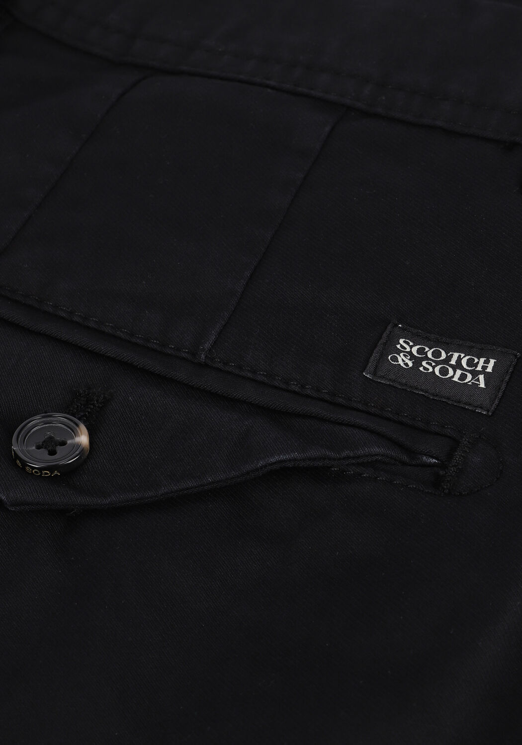 Zwarte SCOTCH & SODA Chino STUART REGULAR SLIM-FIT - large