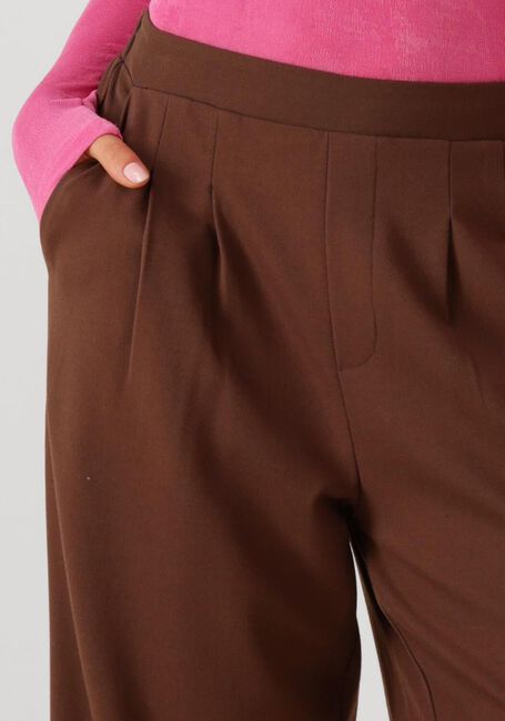 Bruine STUDIO AMAYA Wijde broek JASMIN - large