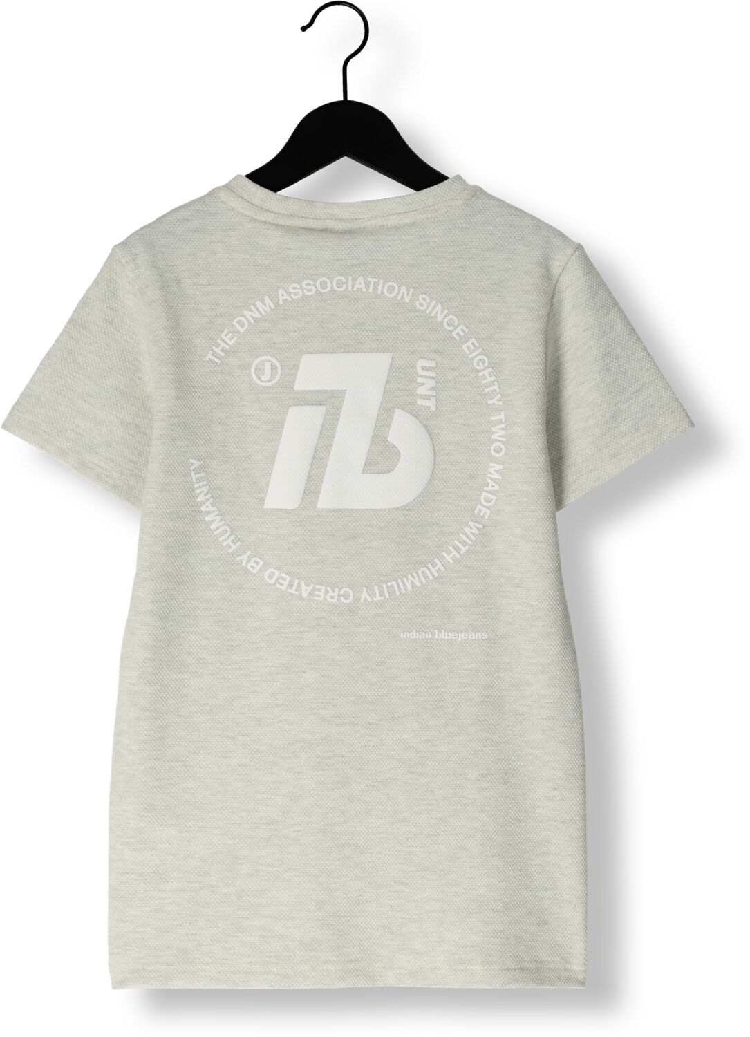 INDIAN BLUE JEANS Jongens Polo's & T-shirts T-shirt Fancy Pique Ib Lichtgrijs