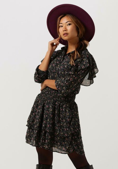 Groene COLOURFUL REBEL Mini jurk ZINA MINI FLOWER MINI DRESS - large