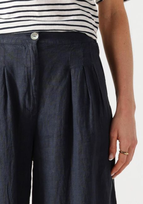 Donkerblauwe BY-BAR Pantalon ELI LINNEN PANT - large
