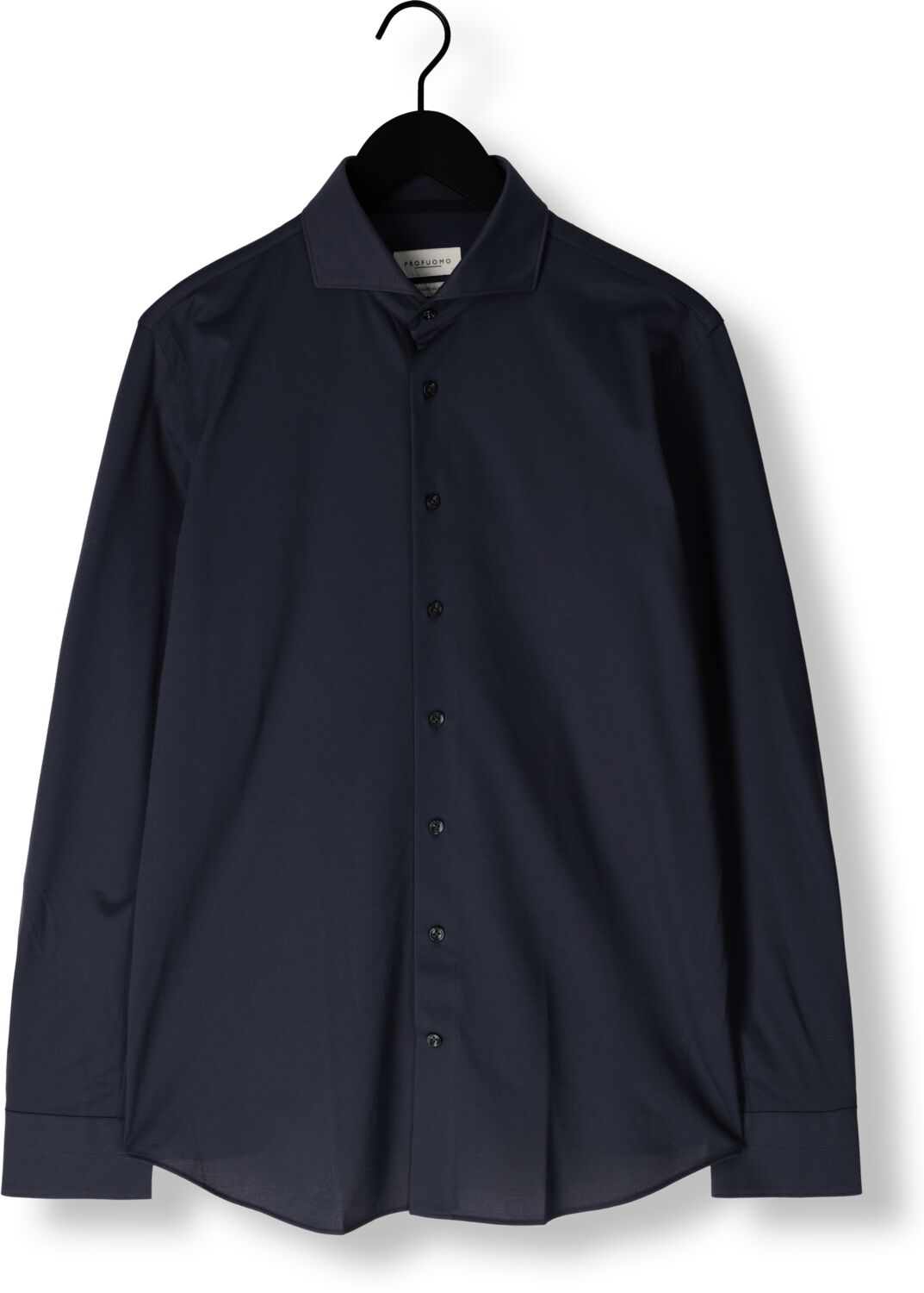 PROFUOMO Heren Overhemden Shirt X-cutaway Sc Sf Japanese Knitted Donkerblauw