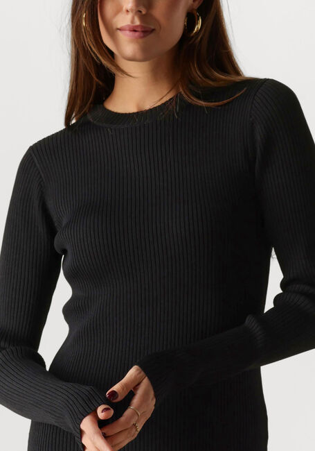Zwarte FREEBIRD Midi jurk BRITNEY CREW - large