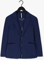 Blauwe PROFUOMO Colbert JACKET KNIT STRUCTURE MID BLUE