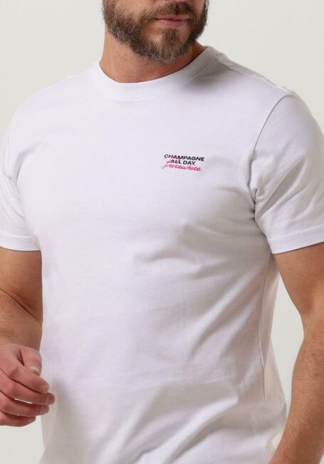 Witte PUREWHITE T-shirt T-SHIRT WITH SMALL PRINT ON CHEST - large