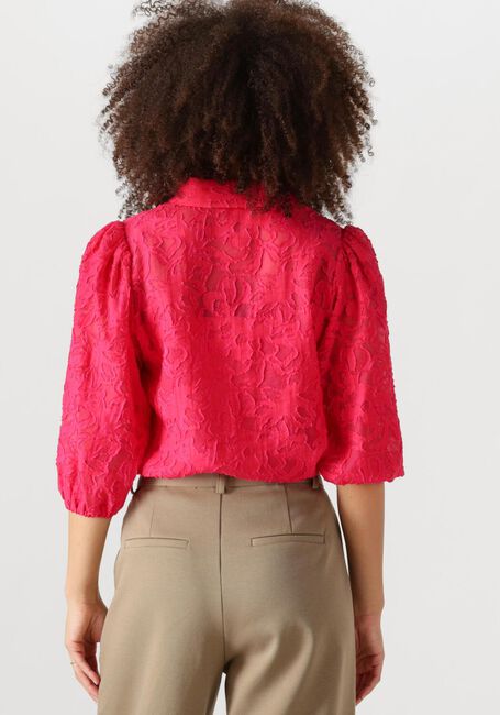 Roze JANSEN AMSTERDAM Blouses NANNE BLOUSE FJ 722 3/4 PUFFED SLEEVE - large