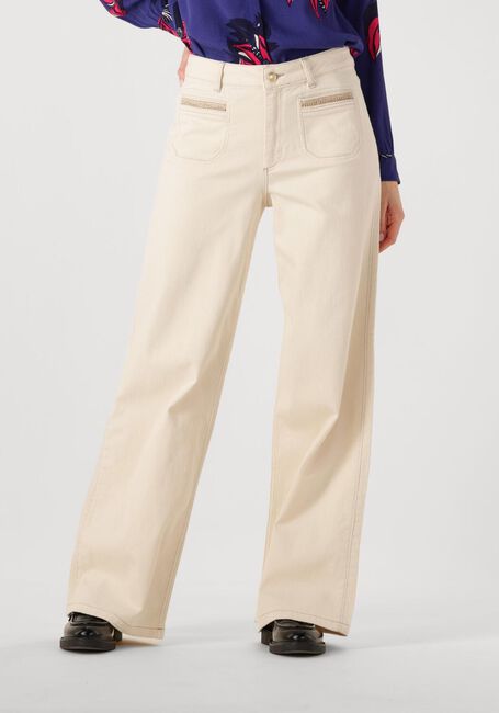 Ecru MOS MOSH Straight leg jeans MMCOLETTE CLAY JEANS - large