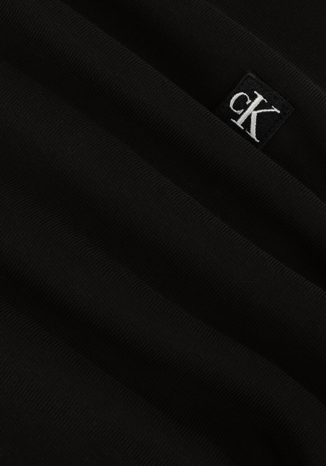 Zwarte CALVIN KLEIN Trui CK EMBRO BADGE CREW NECK - large