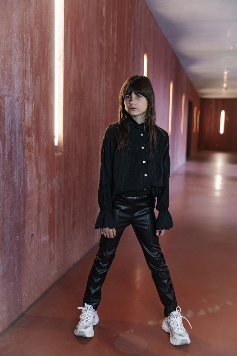 Zwarte AMMEHOELA Blouse AM.MIA.09 Omoda