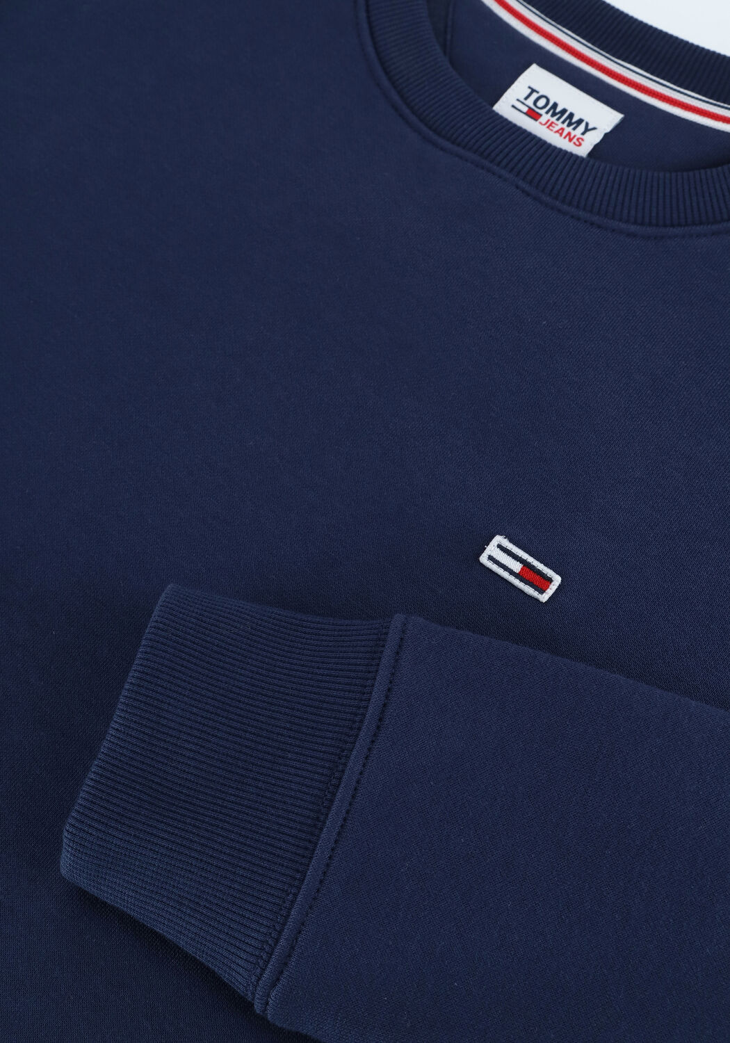 Blauwe TOMMY JEANS Sweater TJW REGULAR FLEECE C NECK - large