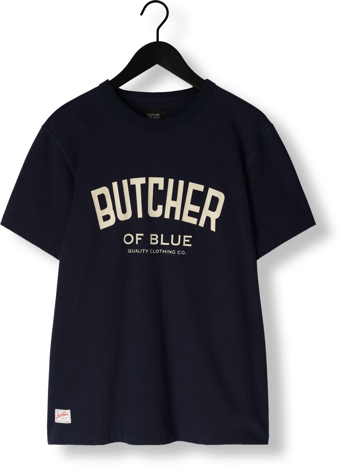 BUTCHER OF BLUE Heren Polo's & T-shirts Army College Tee Donkerblauw