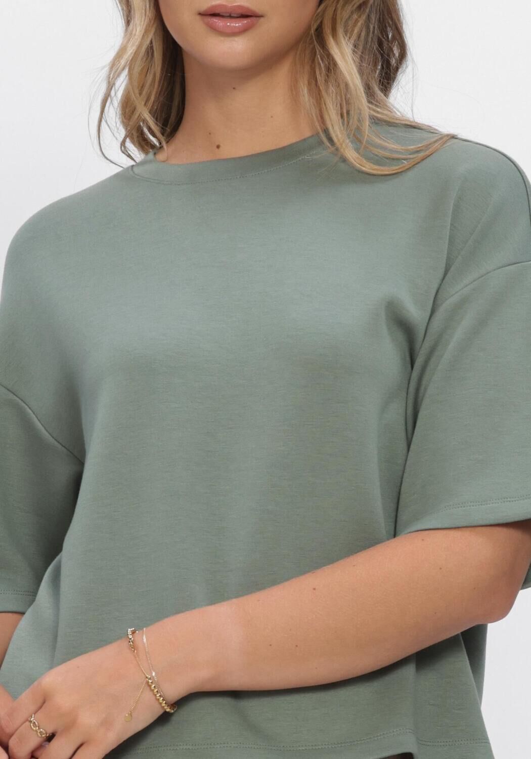 Groene MSCH COPENHAGEN Tops & T-shirts MSCHNILDA IMA Q SS SWEATSHIRT - large