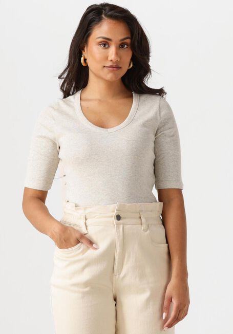 Lichtgrijze KNIT-TED Top EDEN - large