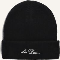 Zwarte LES DEUX Muts WAYNE EMBROIRED BEANIE KIDS Zwarte LES DEUX Muts WAYNE EMBROIRED BEANIE KIDS - medium