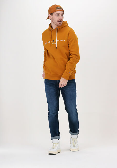 Gele TOMMY HILFIGER Sweater TOMMY LOGO HOODY - large