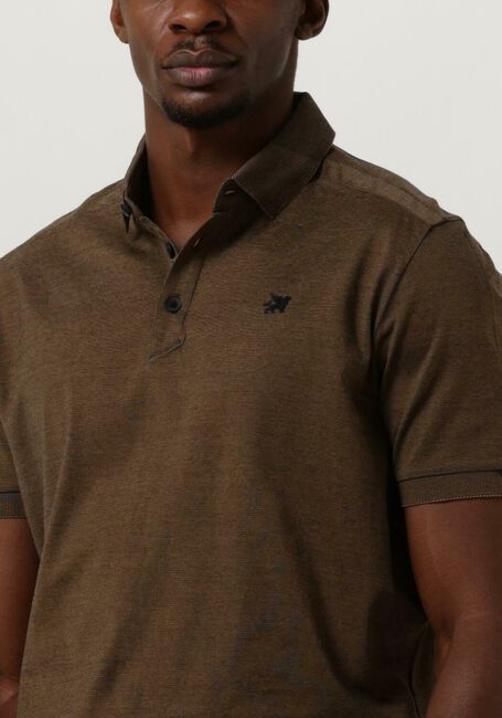 Groene VANGUARD Polo SHORT SLEEVE POLO MERCERIZED JACQUARD JERSEY - large