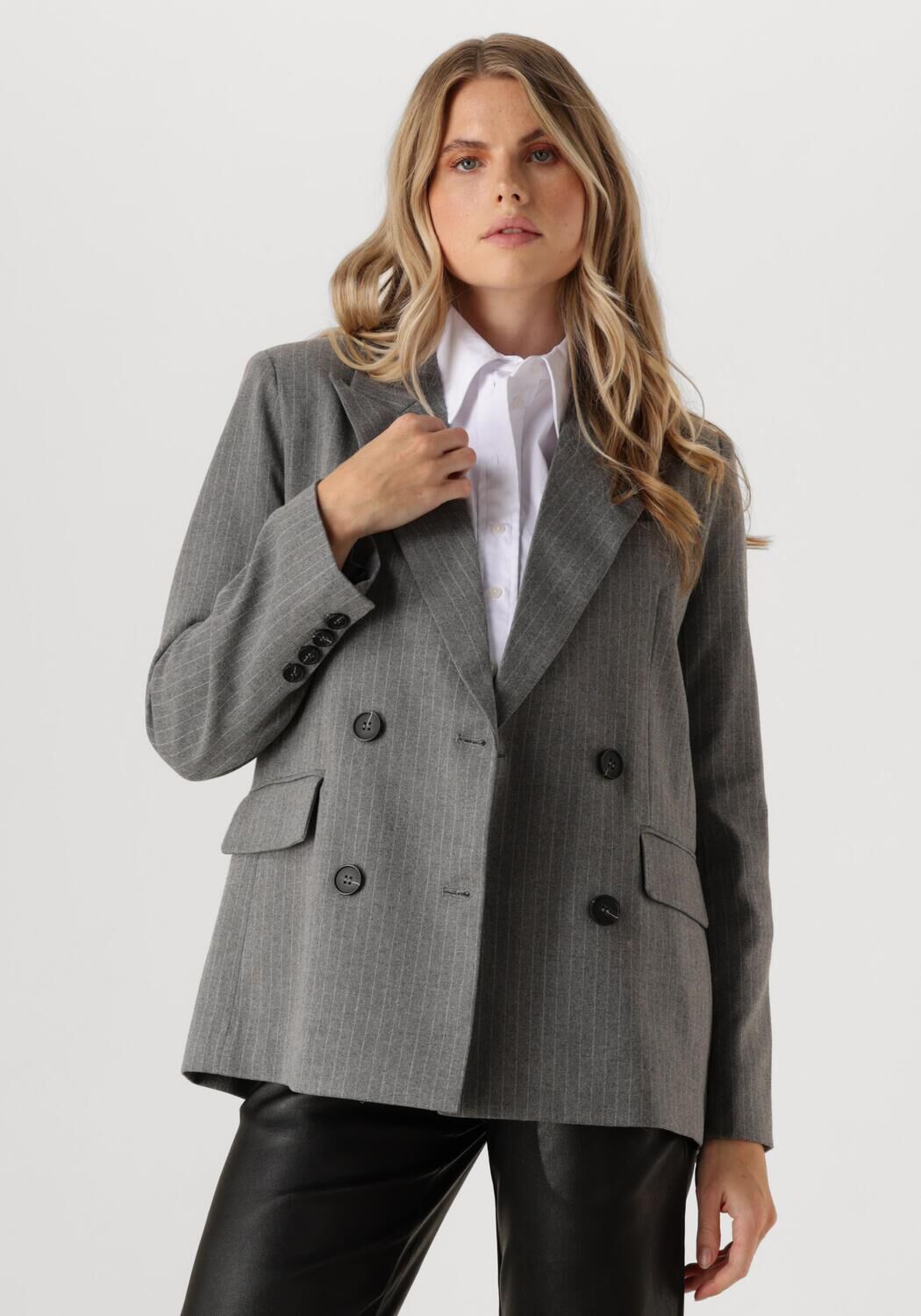 Suncoo Grijze Dalia Blazer veelzijdig en stijlvol Gray Dames