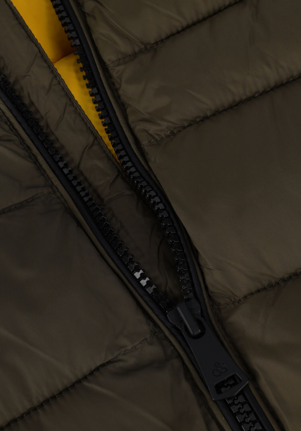 Groene SCOTCH & SODA Gewatteerde jas SHORT PUFFER JACKET - large