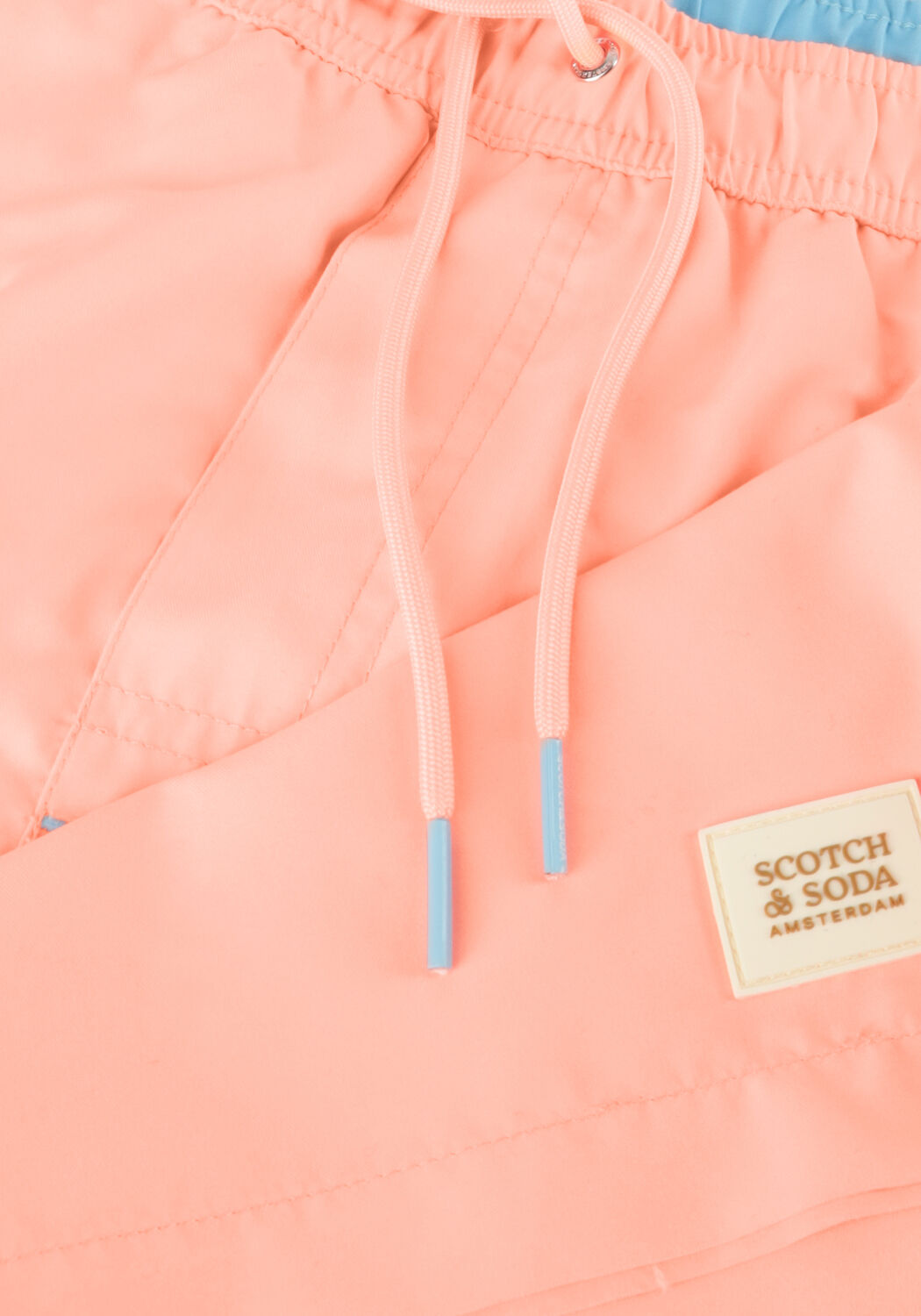 Roze SCOTCH & SODA Zwembroeken MID LENGTH SWIM SHORT SOLID - large