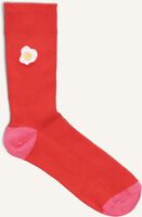 Rode HAPPY SOCKS Sokken RIBBED EMBROIDERY EGG - medium