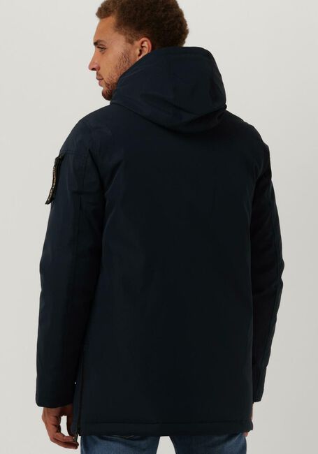 Blauwe PME LEGEND Parka's LONG JACKET KEYLAND HIGH TWILL - large
