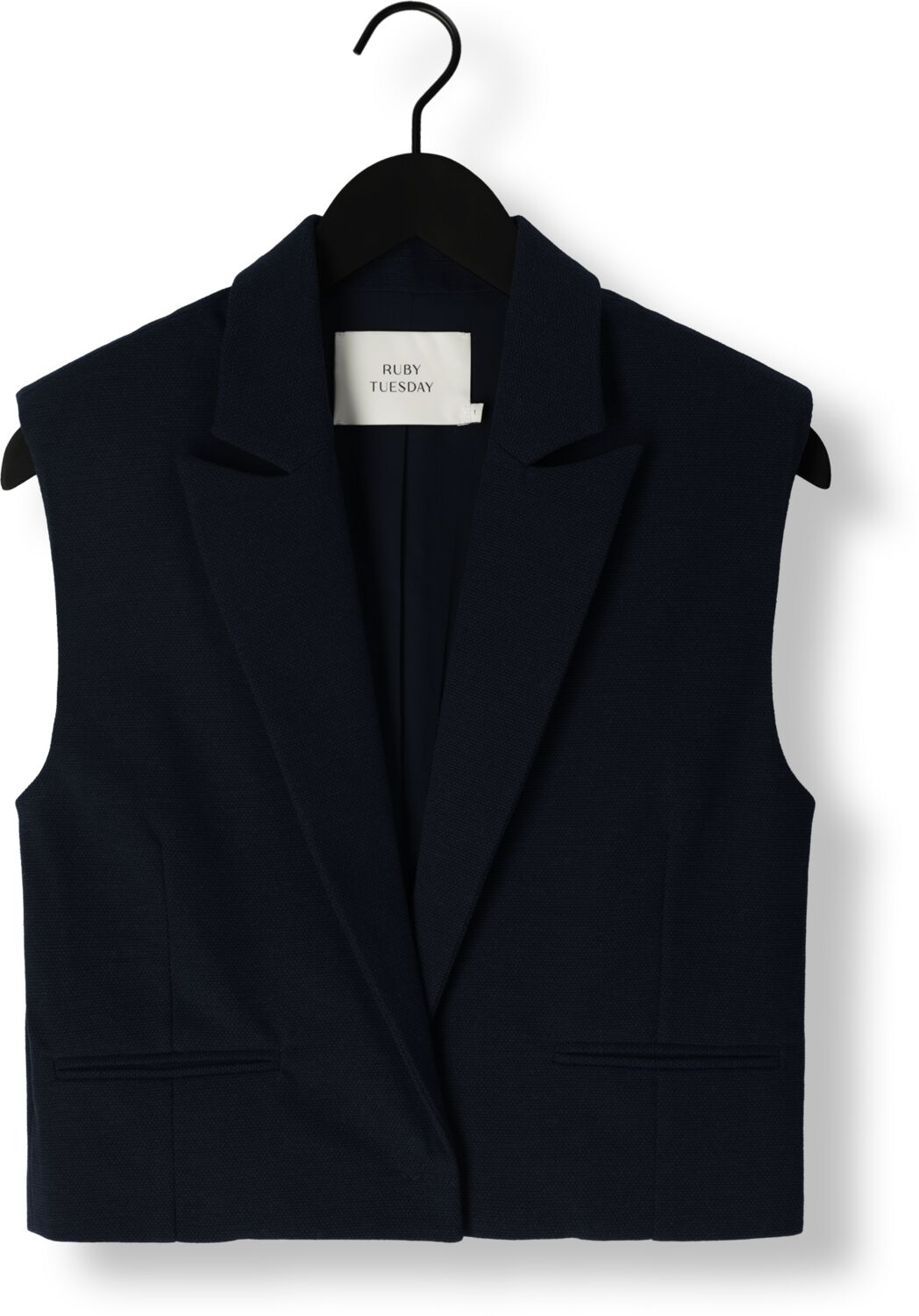 RUBY TUESDAY Dames Blazers Relin Cropped Waistcoat Donkerblauw