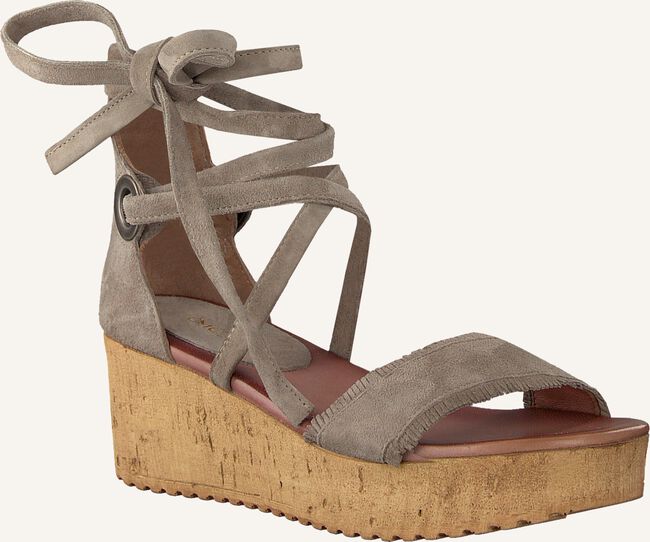 Beige OMODA Sandalen met hak 722007 Beige OMODA Sandalen met hak 722007 - large