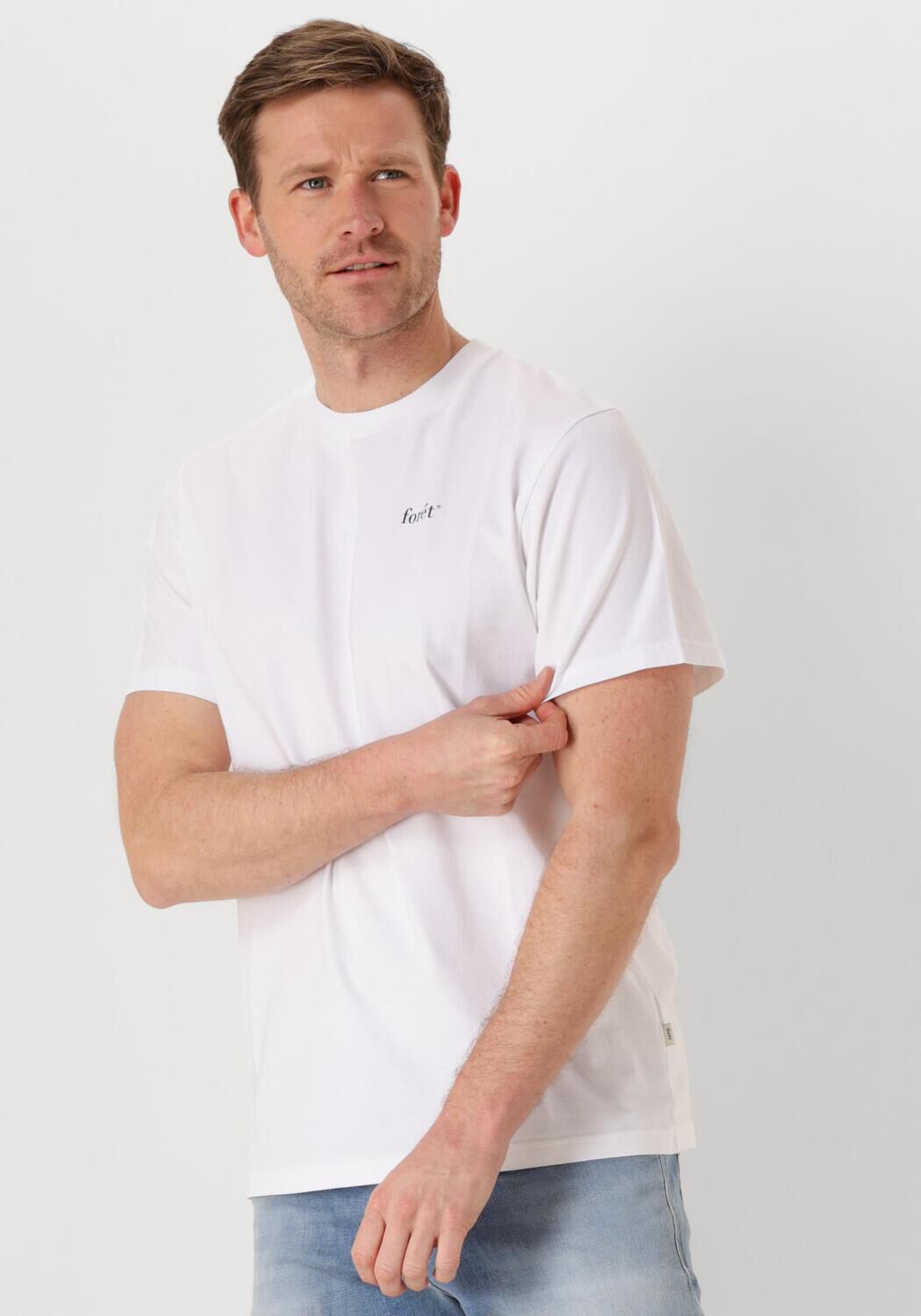 FORÉT Forét Heren Polo's & T-shirts Ocean T-shirt Wit