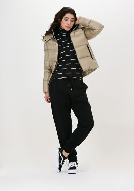 Beige CALVIN KLEIN Gewatteerde jas SHINY DOWN SHORT PUFFER JACKET Beige CALVIN KLEIN Gewatteerde jas SHINY DOWN SHORT PUFFER JACKET - large