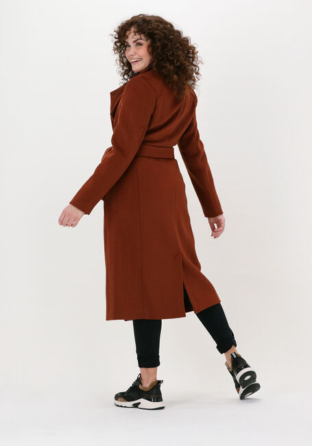 Bruine GIACOMO THE JACKET Mantel 18 WOOL BLEND - large