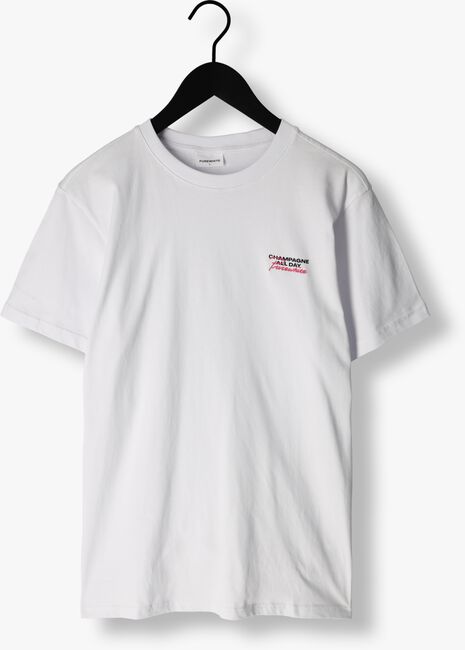 Witte PUREWHITE T-shirt T-SHIRT WITH SMALL PRINT ON CHEST - large