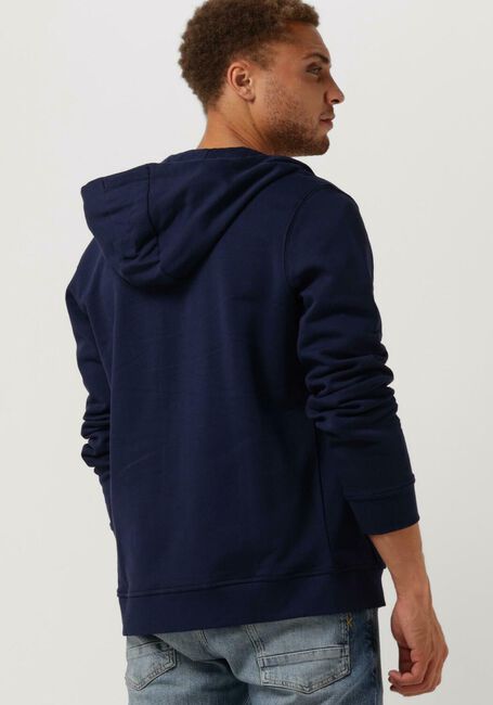 Donkerblauwe LYLE & SCOTT Trui ZIP THROUGH HOODIE - large