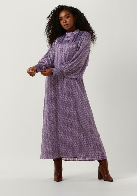 Paarse CO'COUTURE Maxi jurk VIRIL FLOOR DRESS - large