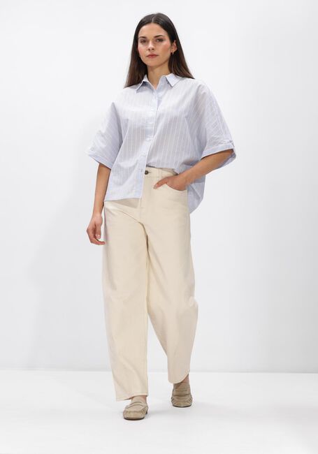 Lichtblauwe BY-BAR Blouses SUNNY BLUE STRIPE BLOUSE - large