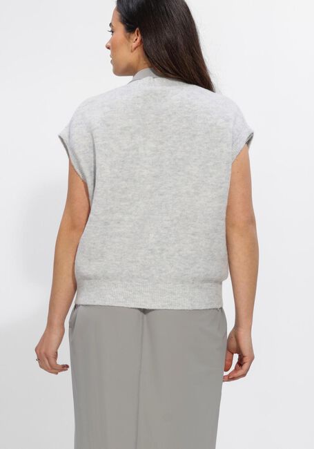 Lichtblauwe KNIT-TED Vest MARBLE - large