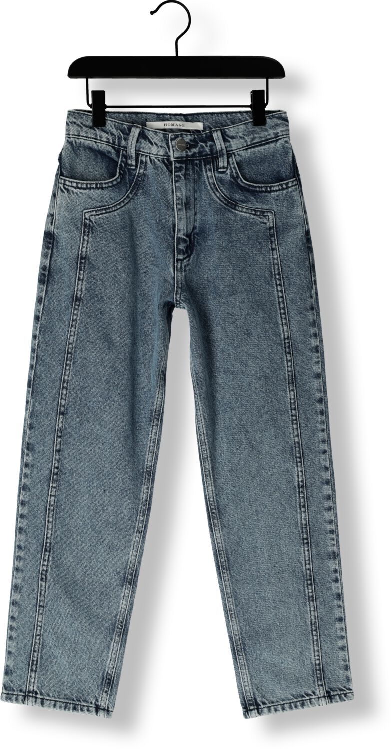 HOMAGE Jongens Jeans Marilyn Layered Straight Jeans Blauw