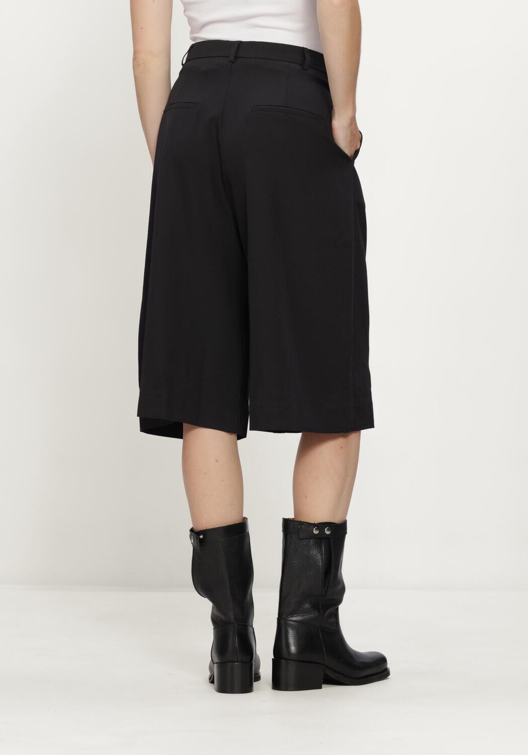NEO NOIR Dames Broeken Rima Solid Shorts Zwart