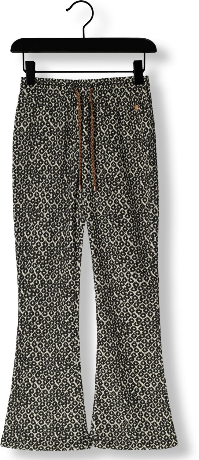 NONO Meisjes Broeken Sady Ikat Flared Pants Beige