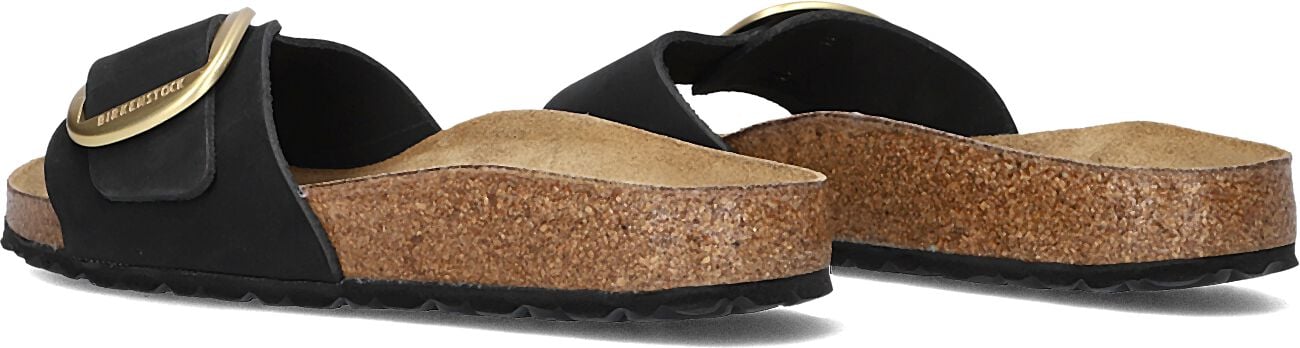 Birkenstock Dames Slippers Madrid Big Buckle - Zwart, foto 3
