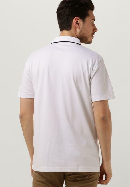 Witte SELECTED MEN Polo SLHLEROY COOLMAX SS POLO B - large